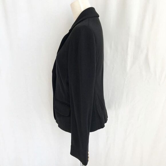Tory Burch black textured blazer jacket size S - Picture 5 of 10